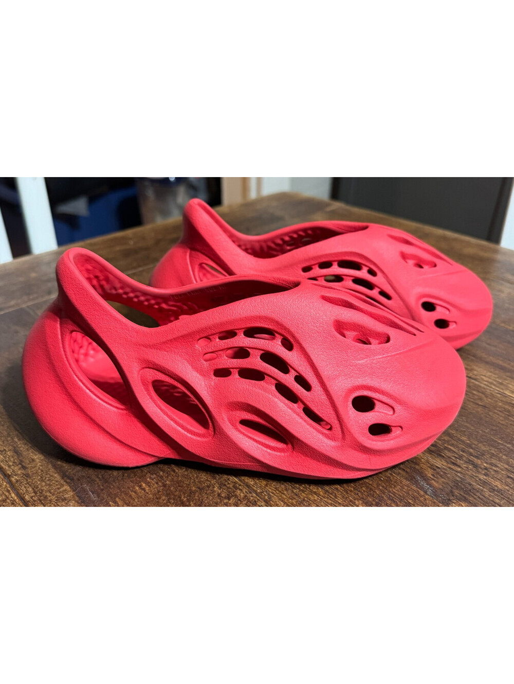 Adidas Yeezy RNR Runner Vermillion Shoes Size 5 Foam GW3355
